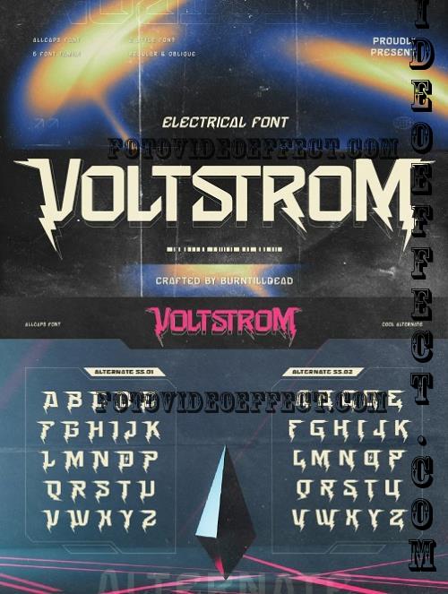 Voltstrom Font - 280188376 - C5CJEM9