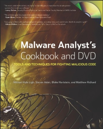 Malware Analyst's Cookbook and DVD: Tools and Techniques for Fighting Malicious Co... Eb9cb022fca123beb3f9a667616ca44e