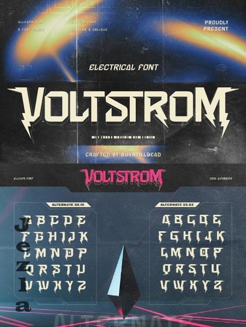 Voltstrom Font - 280188376 - C5CJEM9