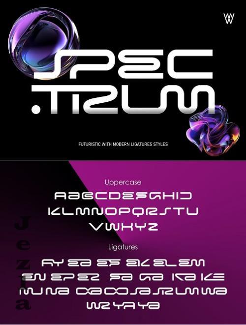 Spectrum Modern Futuristic Expanded Sporty Font - 8ASGRQY