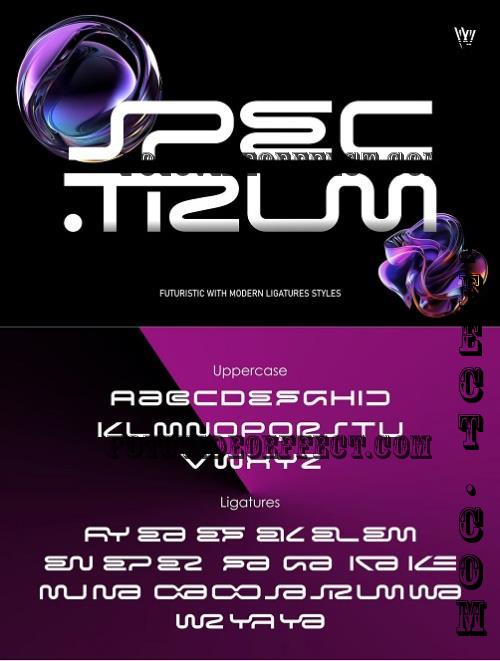 Spectrum Modern Futuristic Expanded Sporty Font - 8ASGRQY