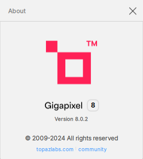 Topaz Gigapixel AI 8.0.2