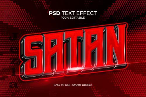 Satan Halloween Text Effect - HJXXGA5