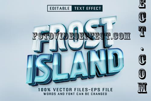 Frost Island 3d Text - Editable Text Effect - ZU8QRQR