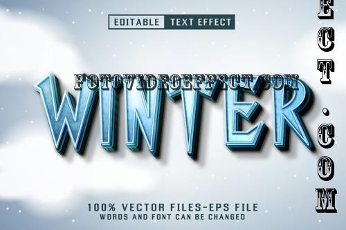 Winter 3d Text - Editable Text Effect - 4TKWWK9