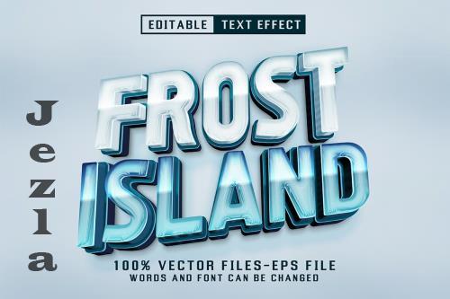 Frost Island 3d Text - Editable Text Effect - ZU8QRQR