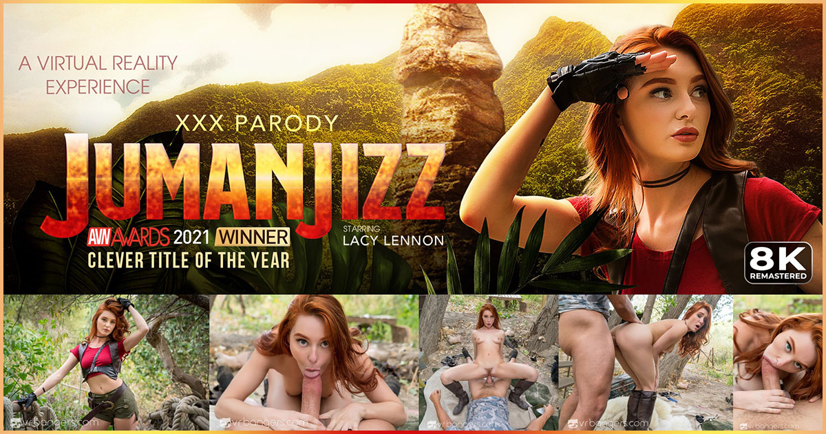 [VRBangers.com] Lacy Lennon - Jumanjizz (Remastered) [28.10.2024, American, Award-Winning, Babe, BlowJob, Cosplay, Cowgirl, Cum in Mouth, Doggystyle, Facesitting, Hairy, Handjob, Masturbation, Natural Tits, Outdoor, Pussy Licking, Redhead, Remastered, Vir