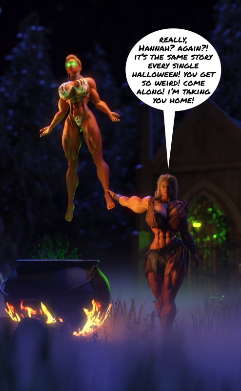 Robolord - Halloween Hannah 3D Porn Comic