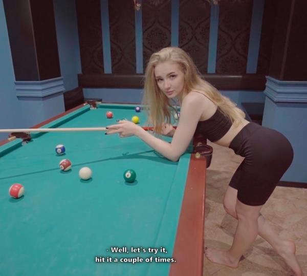 Sex With A Cute Girl On A Pool Table  (FullHD)