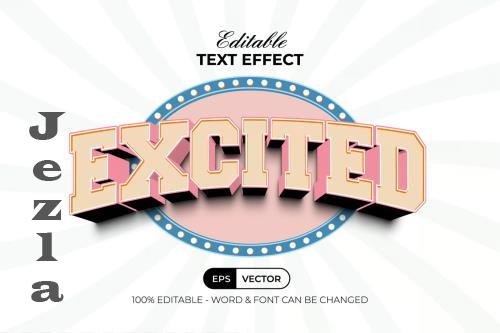 Excited Text Effect 3D Style - 281409020 - FYCBAA2