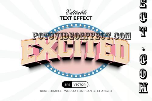 Excited Text Effect 3D Style - 281409020 - FYCBAA2