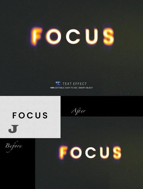 Gradient Blur Text Effect - 5SU9QTT