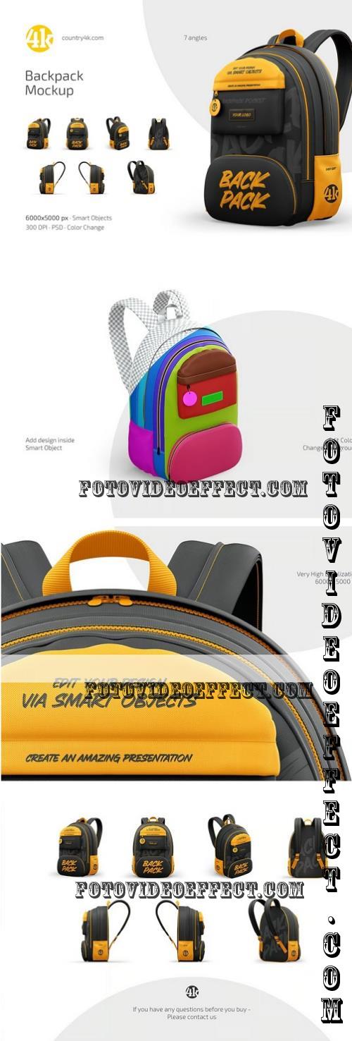 Backpack Mockup Set - 288258413