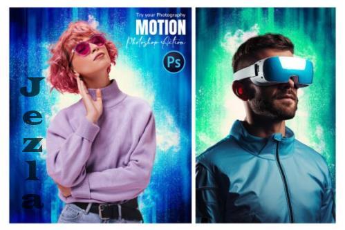 Motion Photoshop Action - 288443001