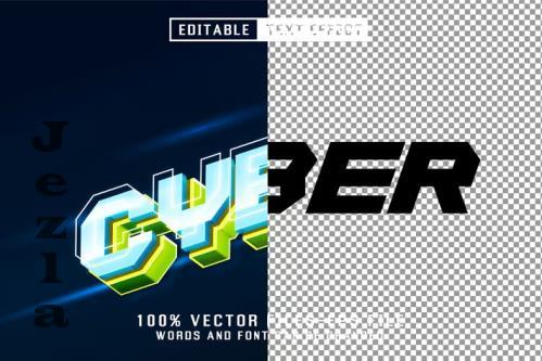 Cyber 3d Text - Editable Text Effect M9YD4GH