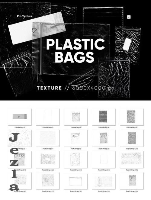 20 Plastic Bags Texture HQ - 42169340