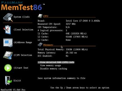 PassMark Memtest86 11.1 Build  1000