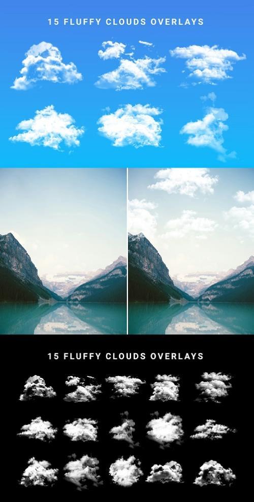 Fluffy Clouds Overlays - 8QB4HWU