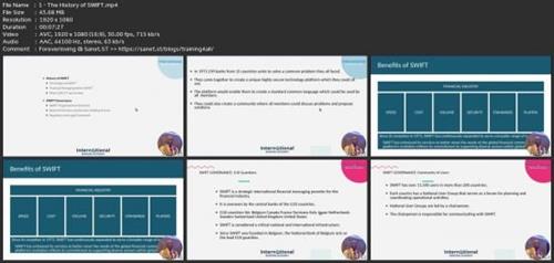 Swift Financial Messaging & Banking Payments  Masterclass! 53f0dd83d1afc1a85c40183154c05475