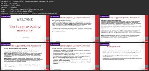 The Supplier Quality  Assurance Cbabaac0bd9010947e0e2c856cedc7f7