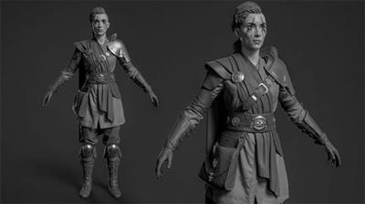 Character Asset Creation for Cinematics, Vol. 1: ZBrush, Maya & Marvelous Designer  Techniques Bb6448470f815b26911070b23427d309