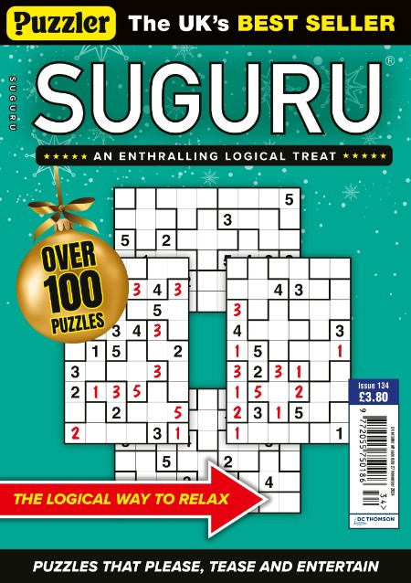 Puzzler Suguru - Issue 134 2024