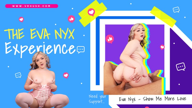 [VRHush.com] Eva Nyx (The Eva Nyx Experience) [2024 г., Creampie, Hardcore, All Sex, VR, 4k, 1920p] [Oculus Rift / Vive]