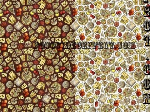 Italian Food Cartoon Seamless Pattern - J4Y8UAP