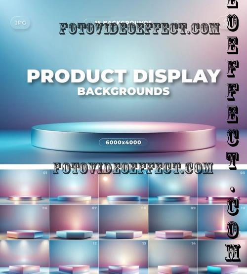 15 Iridescent Product Display Backgrounds - TC8DBML