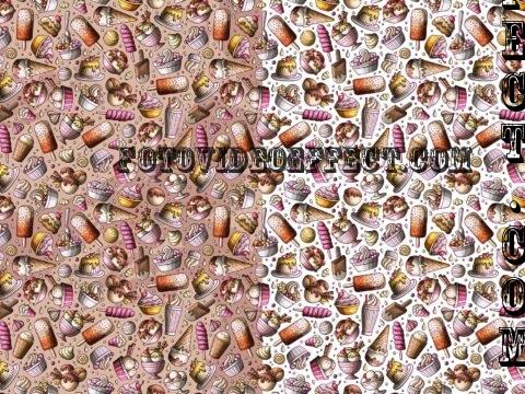 Ice Cream Cartoon Seamless Pattern - LGZPMEC