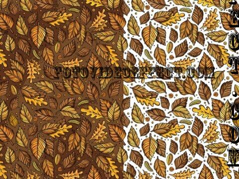 Autumn Cartoon Seamless Pattern - AJLPTBH