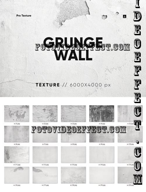 20 Grunge Wall Texture HQ - 279728353