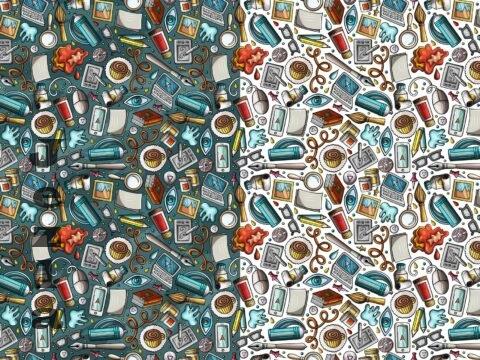 Designer Tools Cartoon Seamless Pattern - KJ9RZEJ