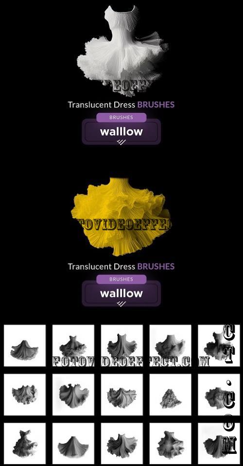 Translucent dress photoshop brushes - 288531244