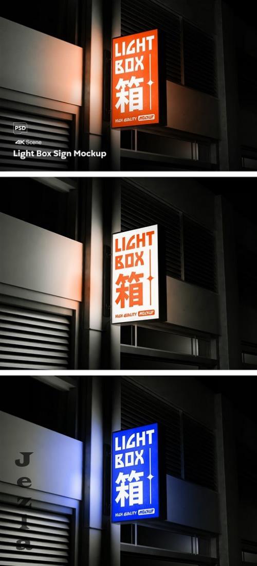 Light Box Sign Mockup - SG7NLNF