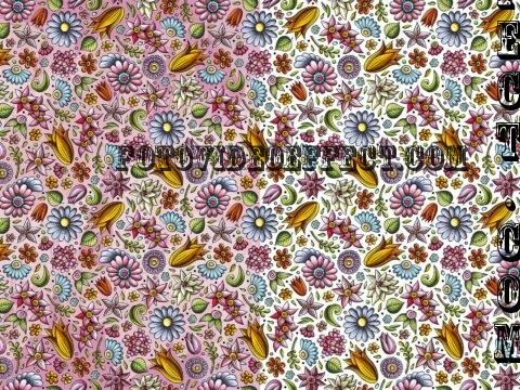 Flowers Cartoon Seamless Pattern - DMVXZ3E