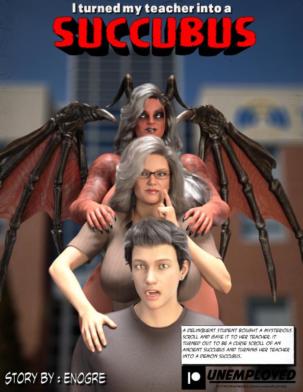 Unemployed Comics - I Turned My Teacher Into A Succubus - Ongoing 3D Porn Comic