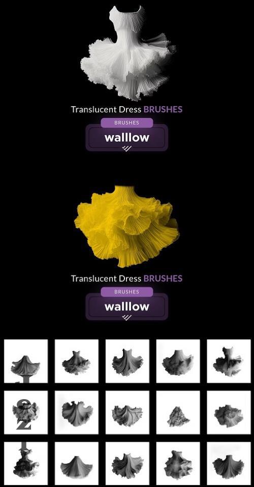 Translucent dress photoshop brushes - 288531244