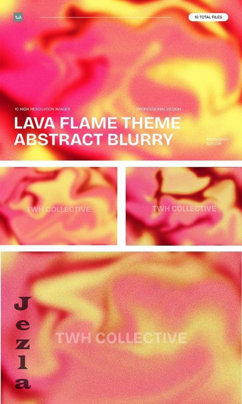 Absract Background Blurry Lava Fire Theme | 004 - W66YUDS