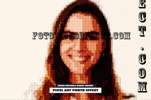 Pixel Art Photo Effect - 288825249