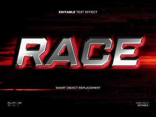 Metal Race Text Effect - YB2L4B4