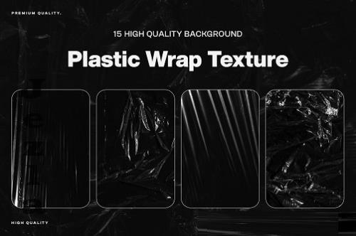 15 Plastic Wrap Texture Overlays - 7Y48WXA