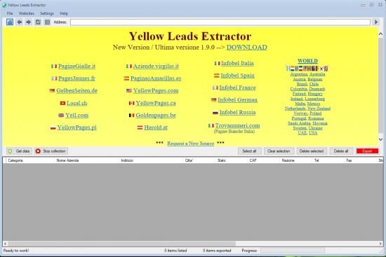 Yellow Leads Extractor 9.1.6 Multilingual 46024d2984ee7464ad10c16b1f60da45