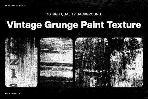 10 Vintage Grunge Paint Texture - 5BUHKBU