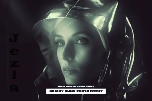 Grainy Glow Photo Effect - 288825270