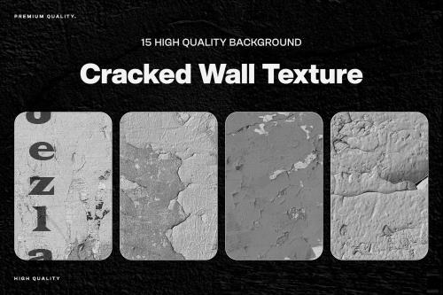 15 Cracked Wall Background Texture - M5TZV4X