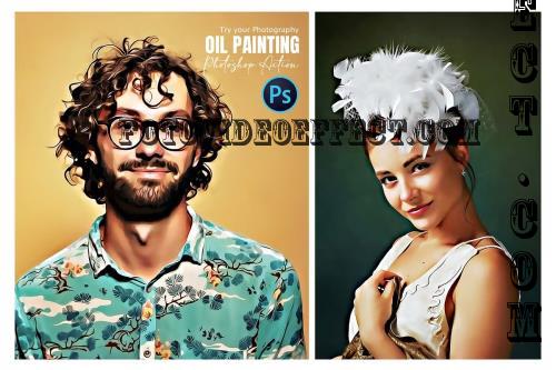 Oil Paint Photoshop Action - 288620997