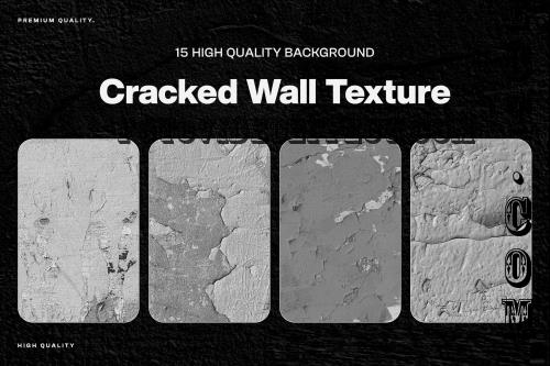 15 Cracked Wall Background Texture - M5TZV4X