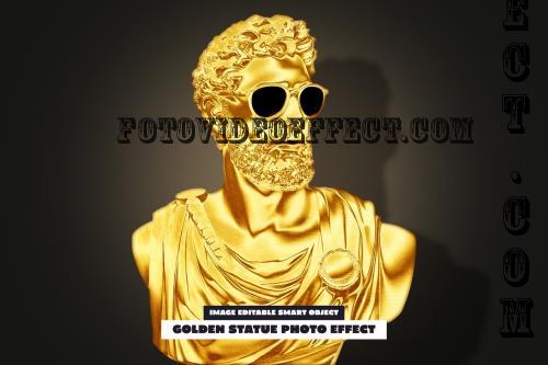 Golden Statue Photo Effect - 288825277 - DS2AW8F