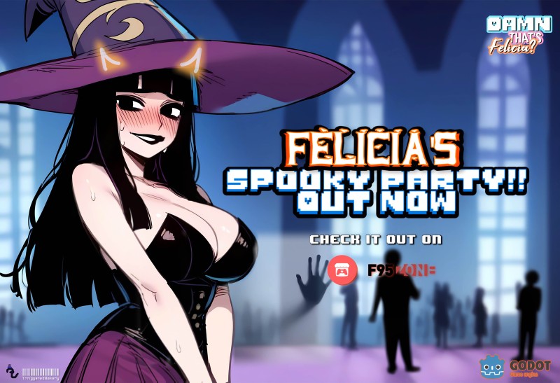 TrriggeredBakery - Felicia's Spooky Party!! Final Porn Game